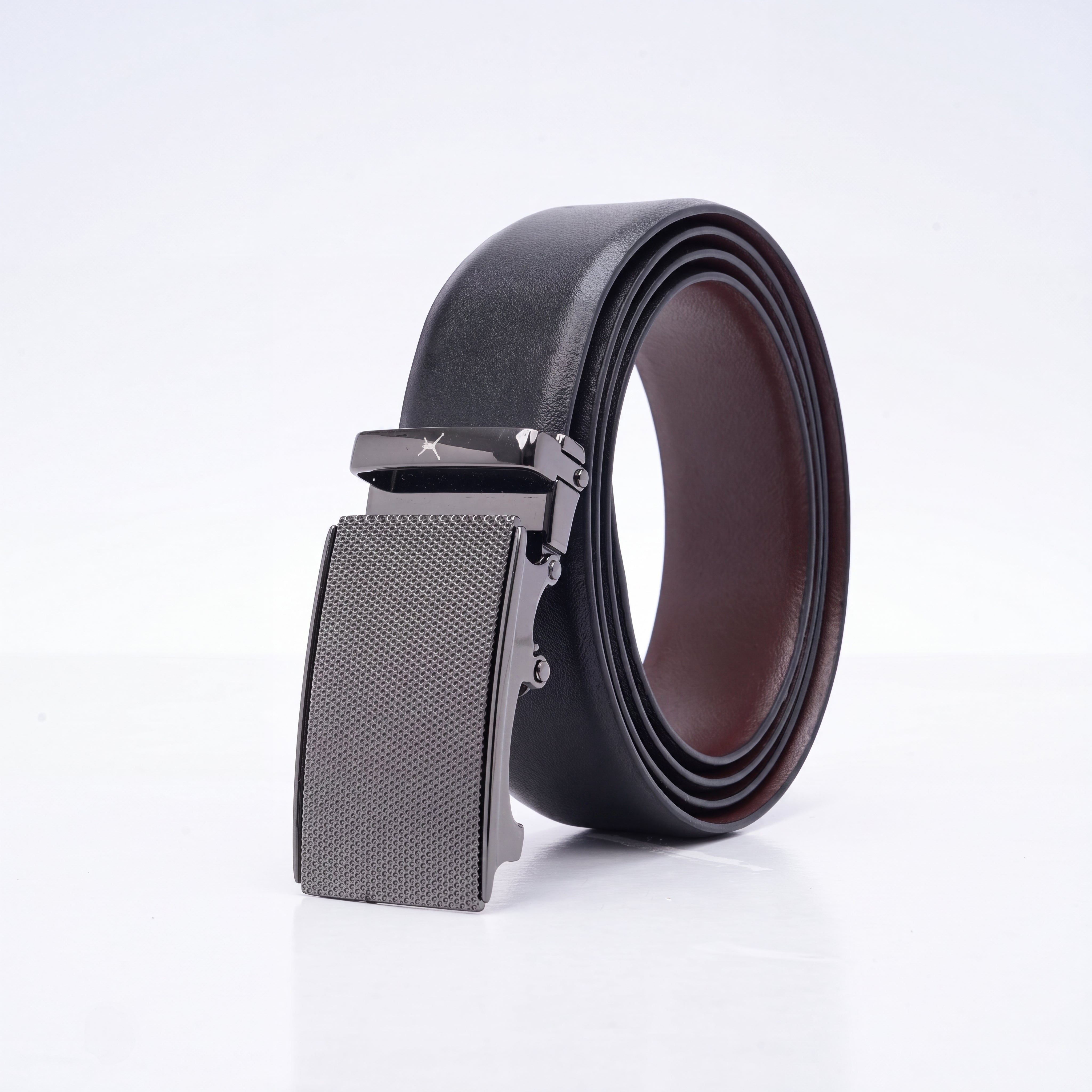 Genuine Leather Auto Lock Belt - Black | Brown