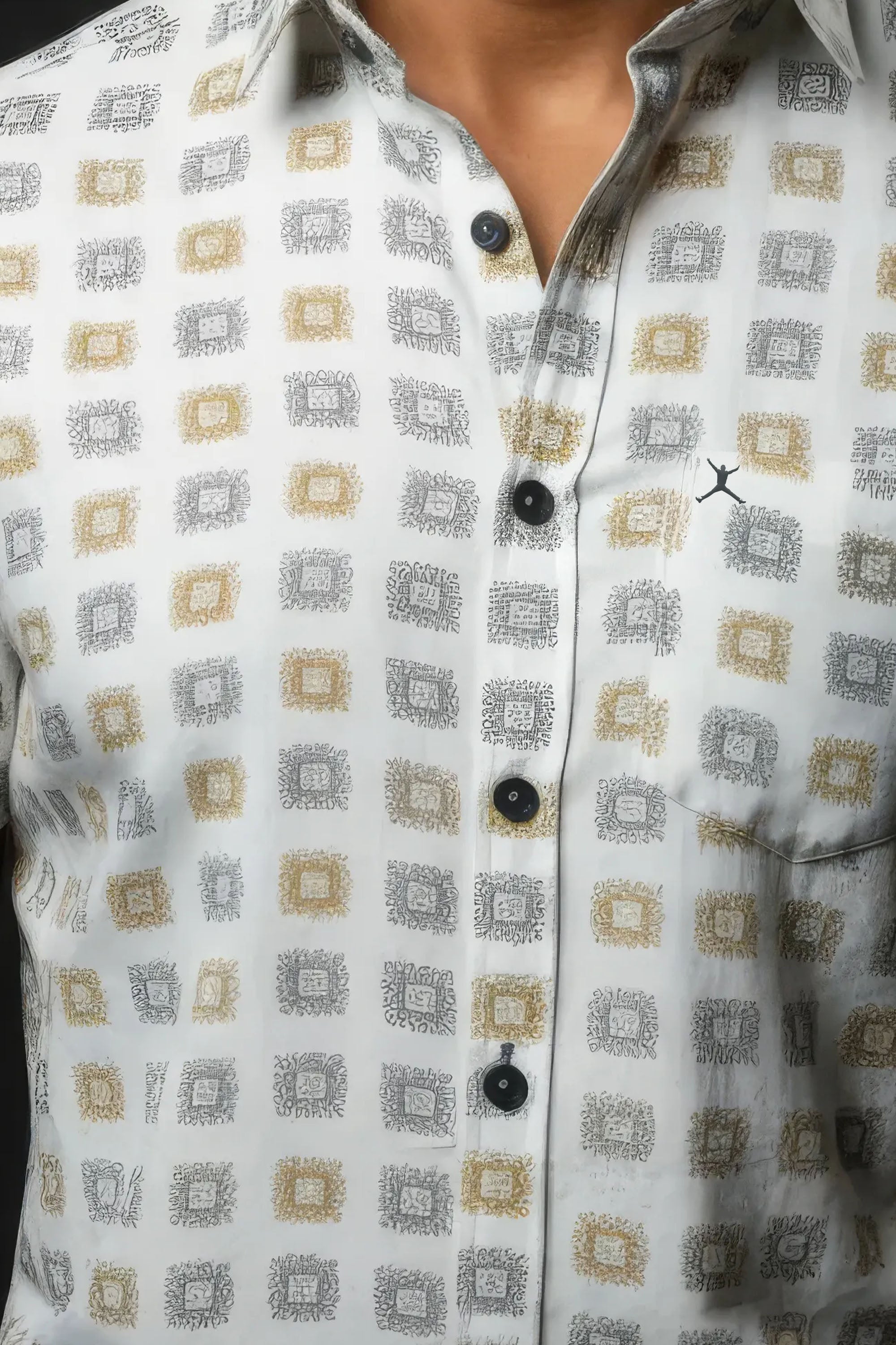 Slim Fit Printed - S/S Shirt