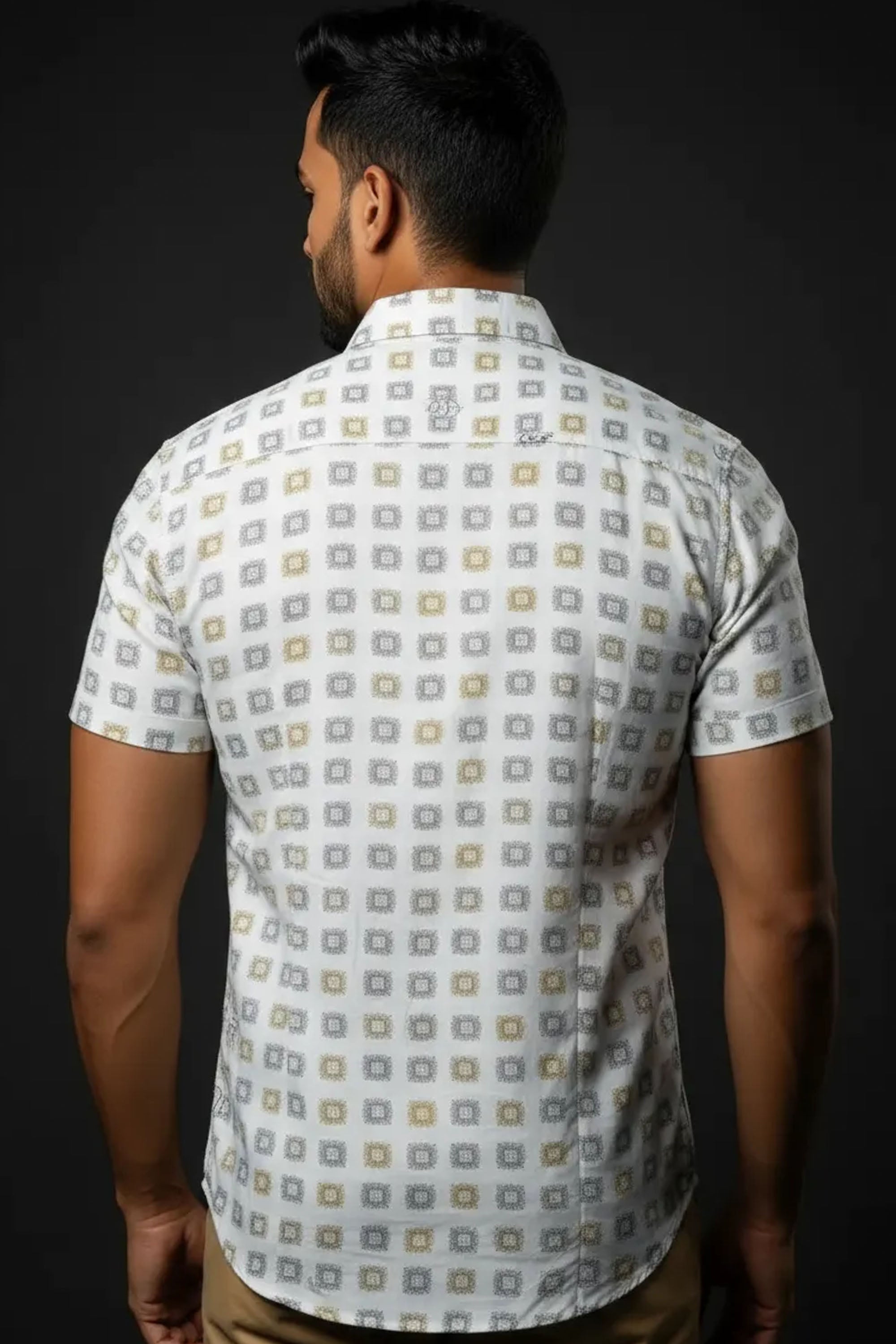 Slim Fit Printed - S/S Shirt