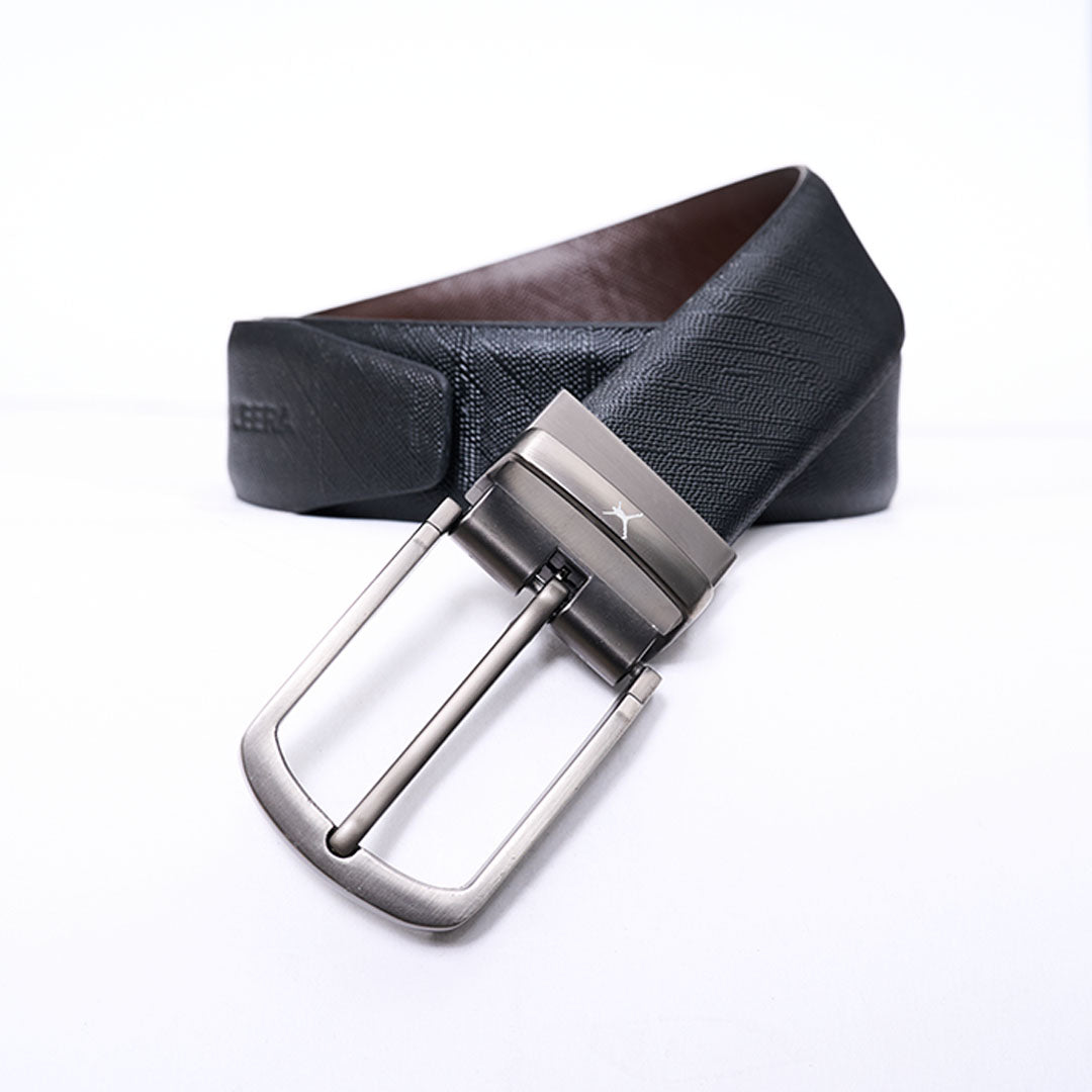 Reversible Standard Lock Belt - Black / Dark Brown
