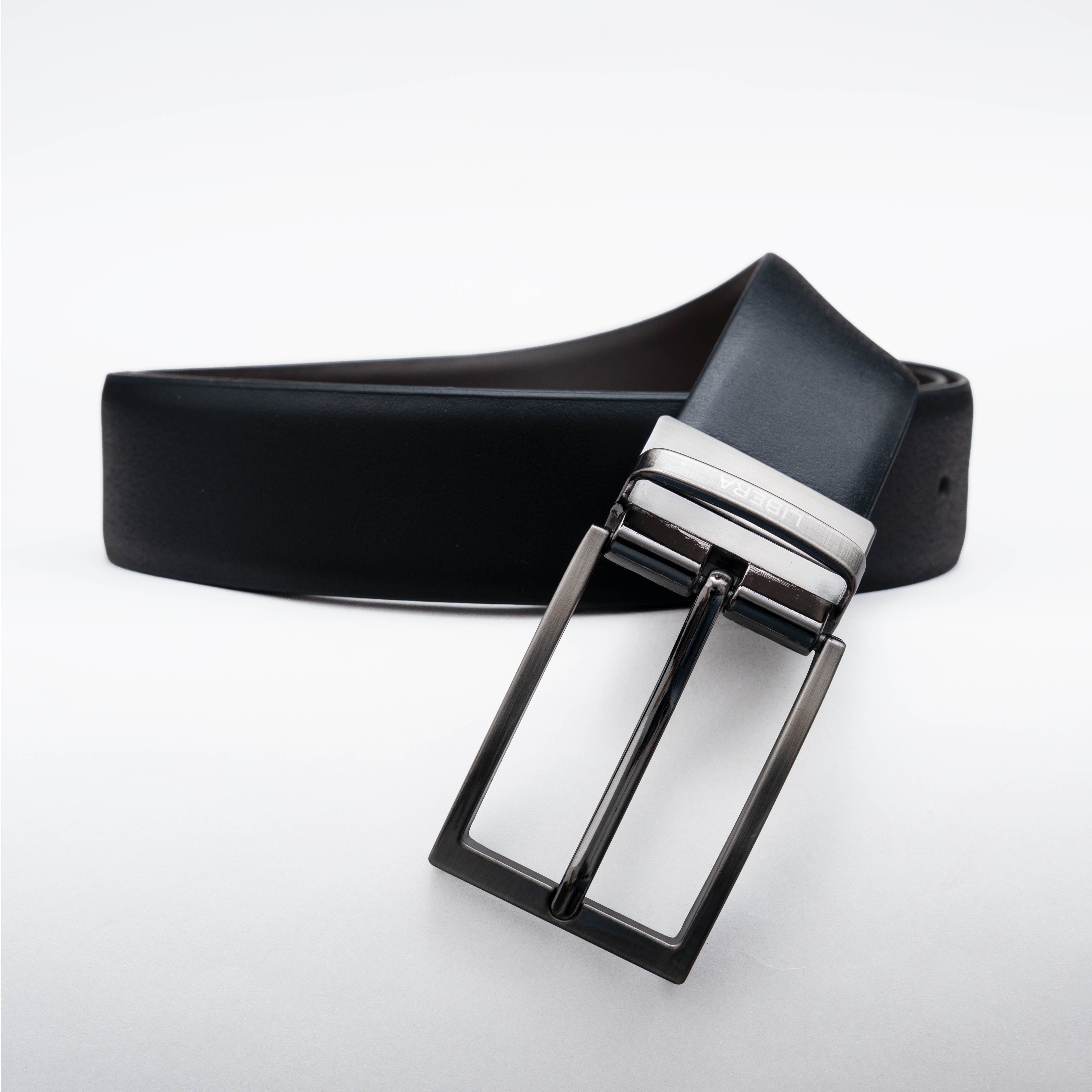 Reversible Standard Lock Belt - Black / Dark Brown