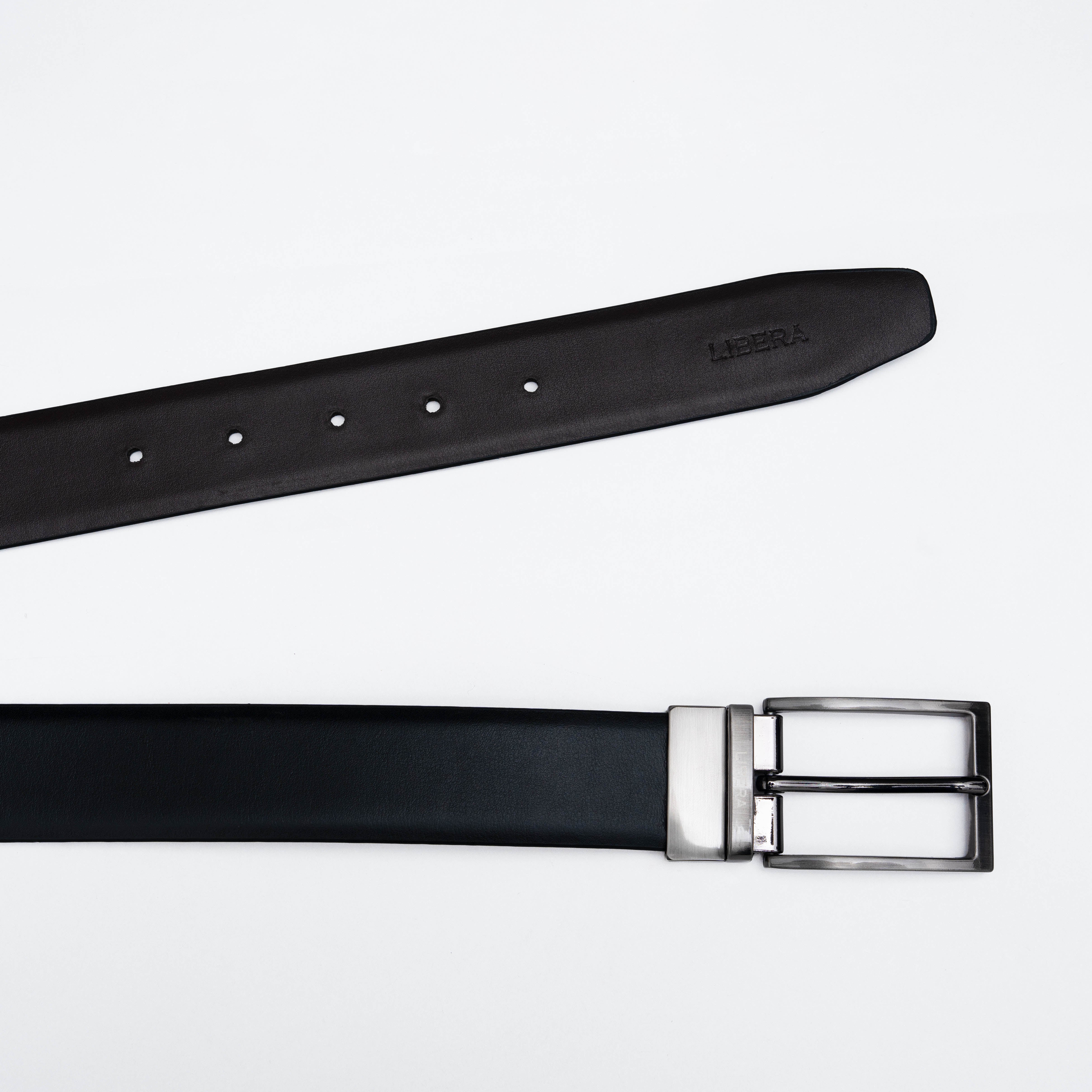 Reversible Standard Lock Belt - Black / Dark Brown