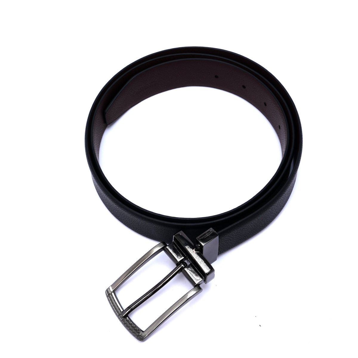 Genuine Leather Reversible Standard Lock Belt - Black | Coffee Brown