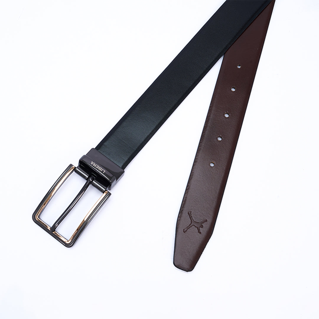 Reversible Standard Lock Belt - Black & Coffee Brown