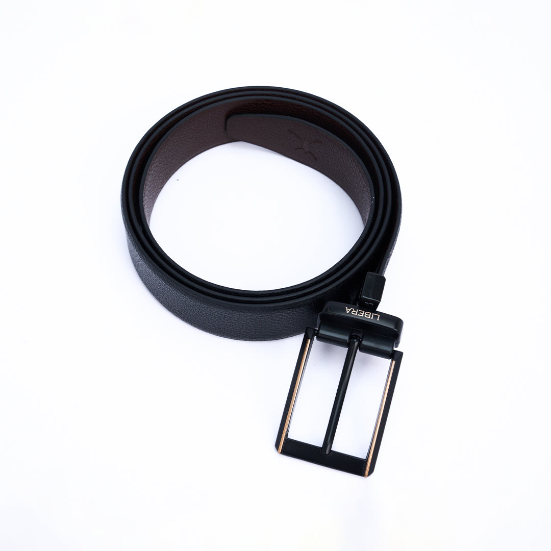 Reversible Standard Lock Belt - Black & Coffee Brown