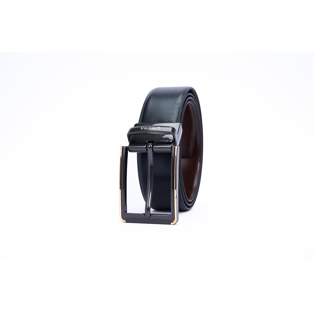 Reversible Standard Lock Belt - Black & Coffee Brown