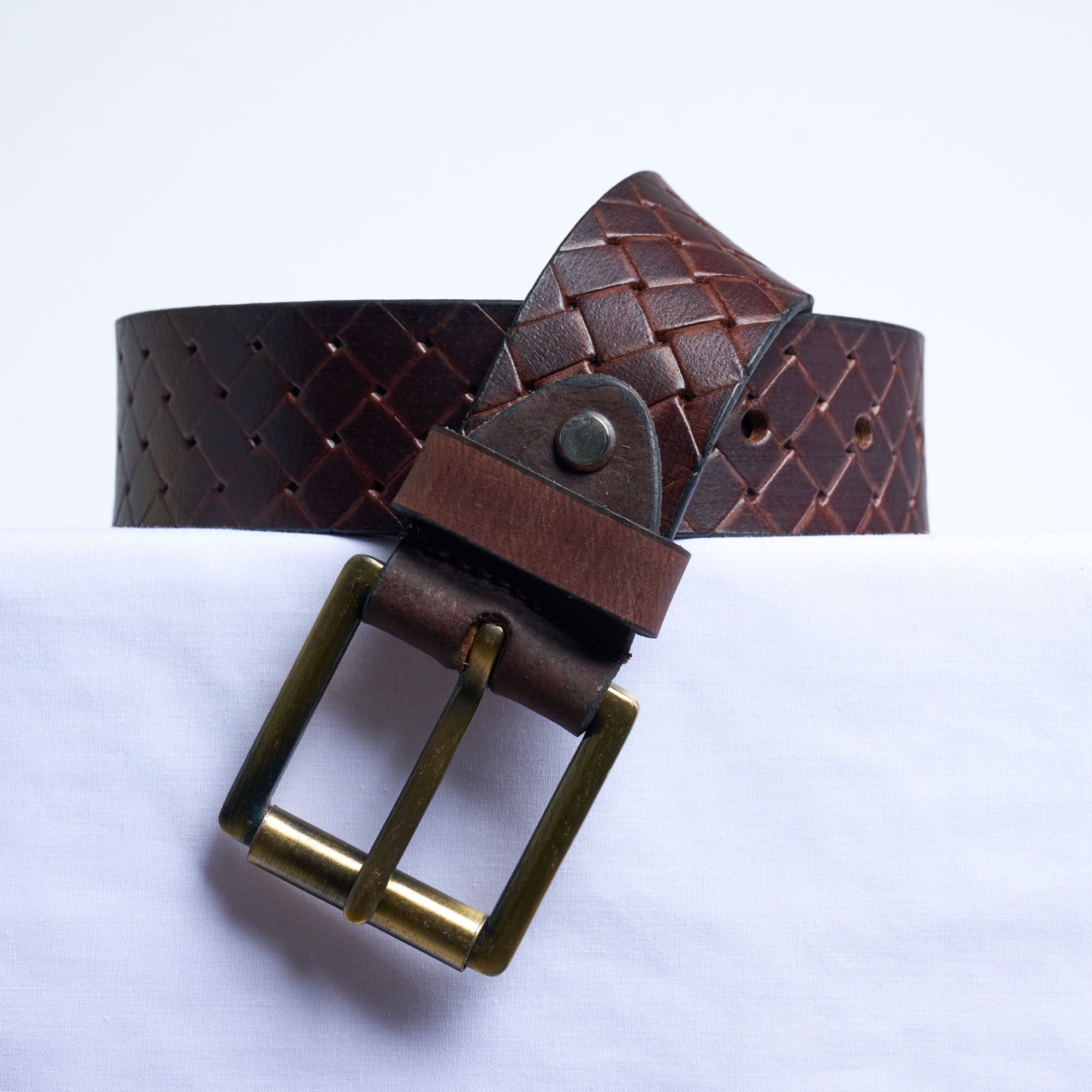 Gents Casual Leather Belt - Brown