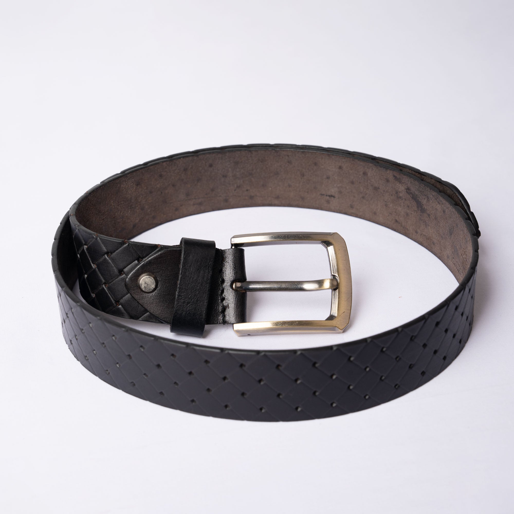 Gents Casual Leather Belt - Black