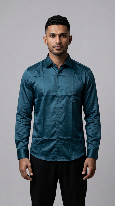 Slim Fit Plain L/S Shirt