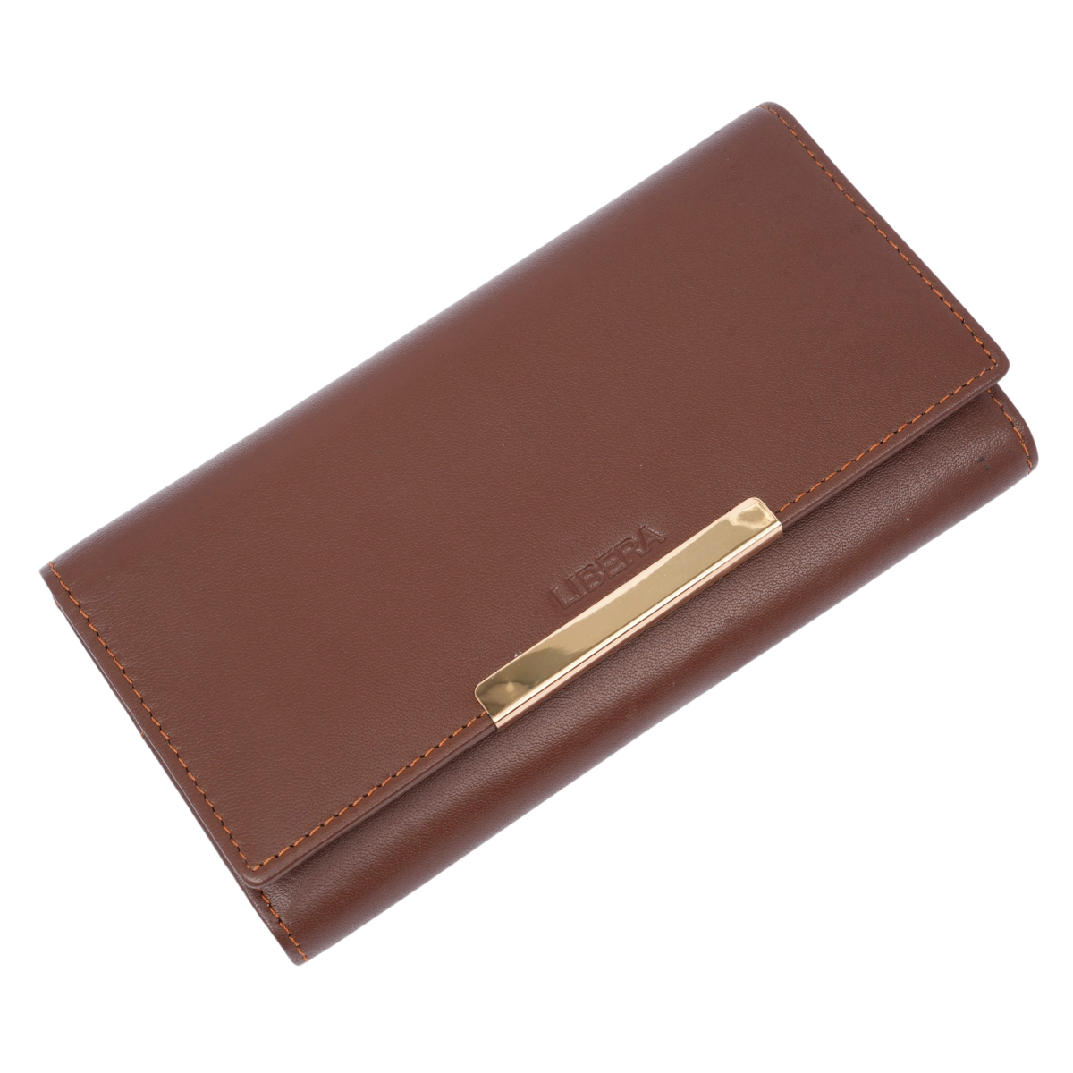 Italian Leather RFID Ladies Wallet - Tan