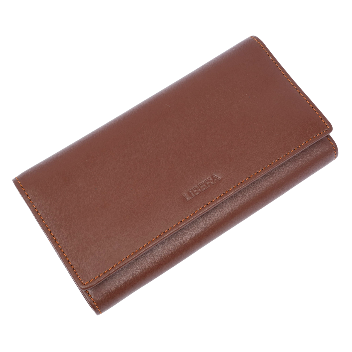 Italian Leather RFID Ladies Wallet - Tan