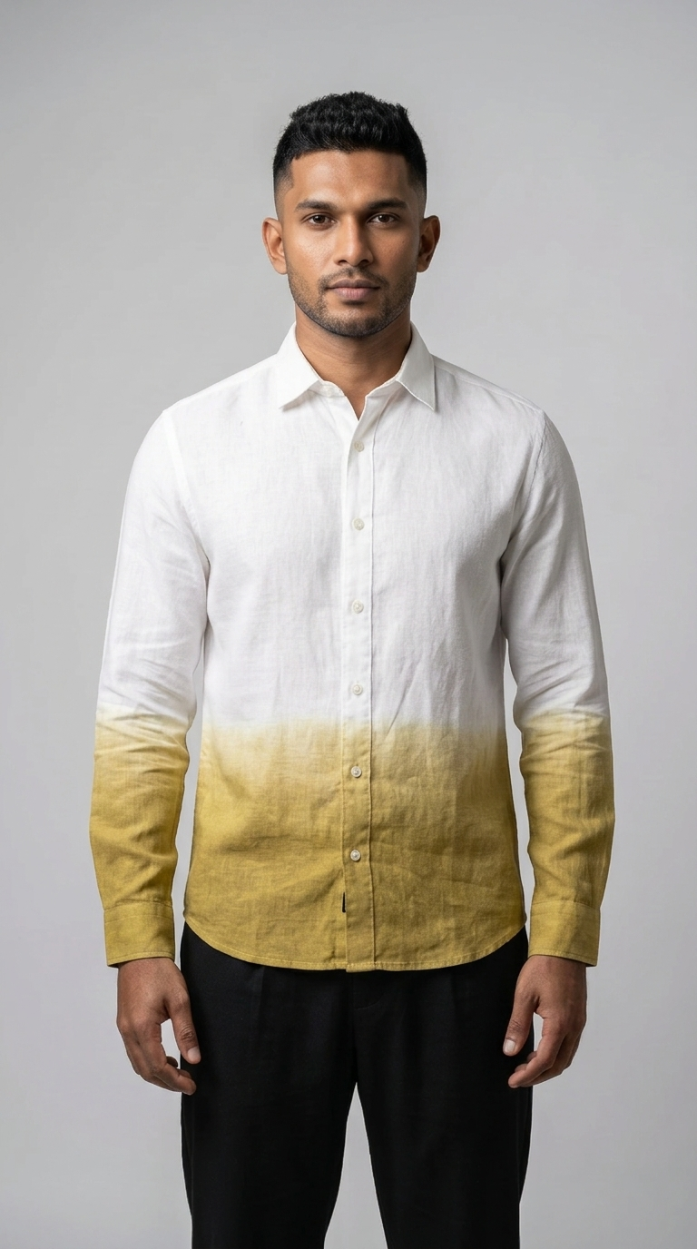 Slim Fit Printed Omri L/S Shirt
