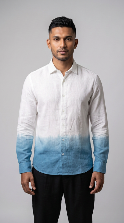 Slim Fit Printed Omri L/S Shirt
