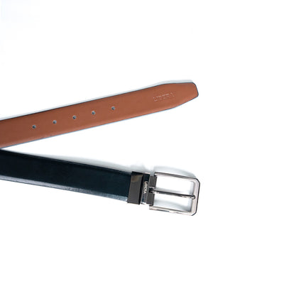 Reversible Standard Lock Belt - Black / Light Tan