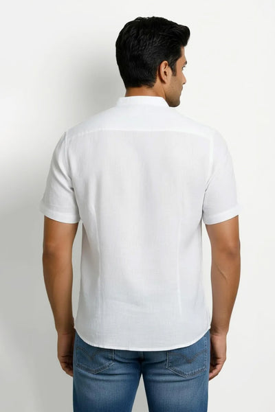 Slim Fit Linen S/S Shirt