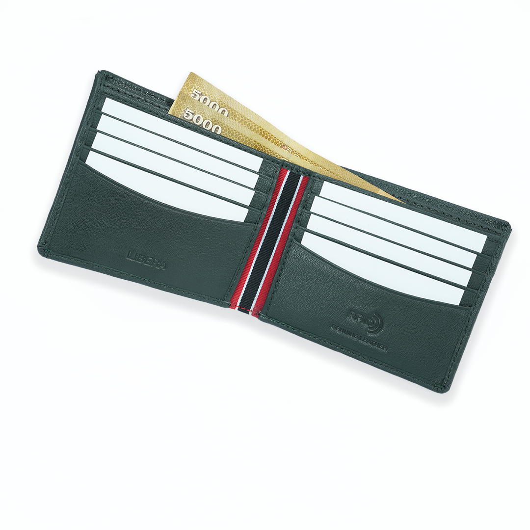 Genuine Leather RFID Stripe Edition Wallet