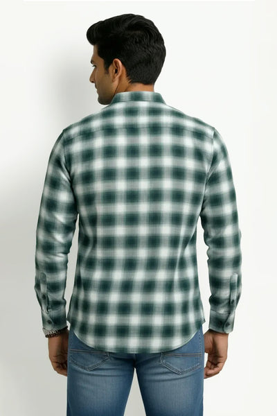 Slim Fit Cotton Check L/S Shirt