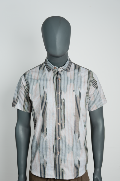 Slim Fit  Printed Shirt - S/S