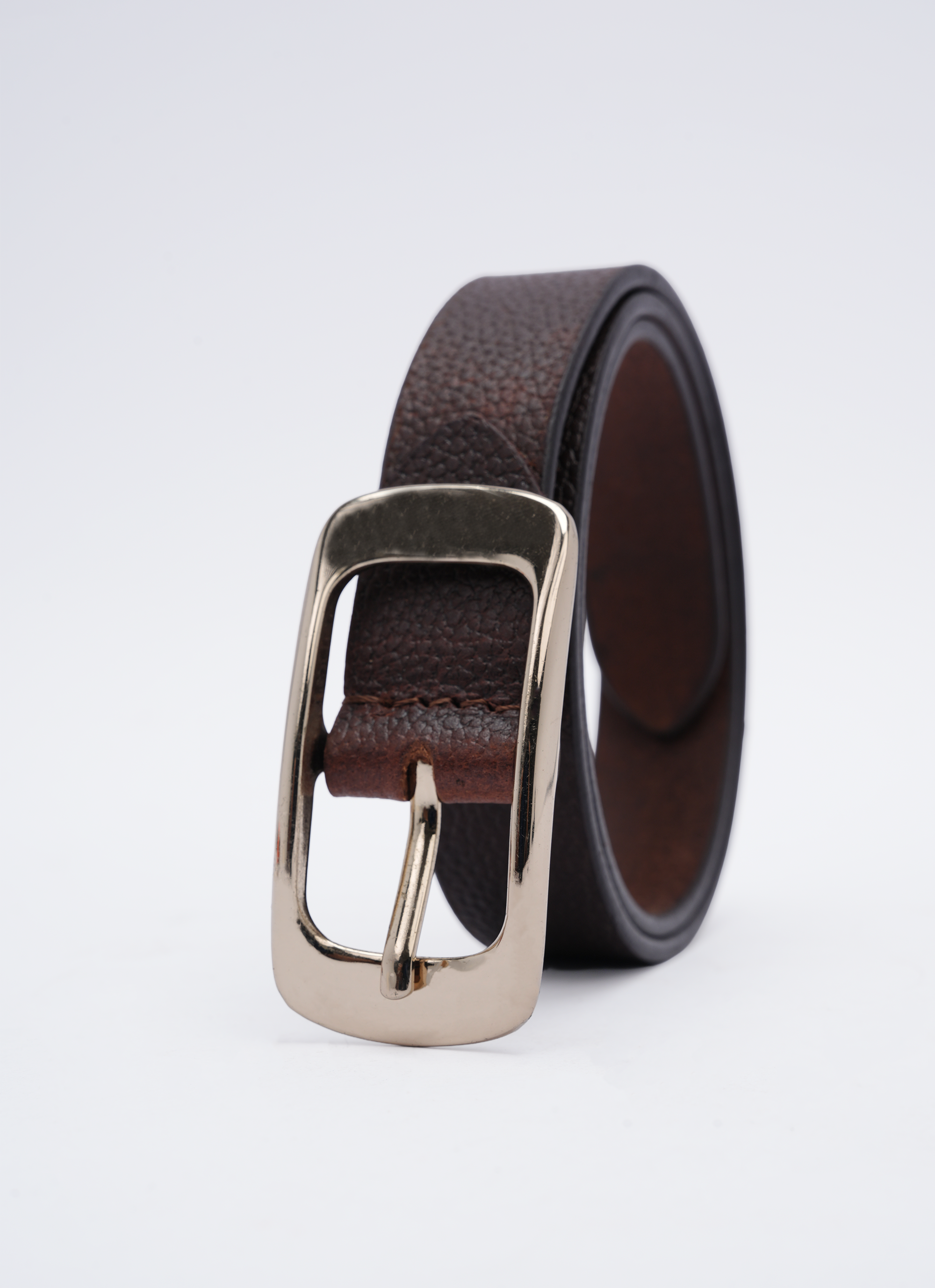 Ladies Casual Belt - Coffee Brown