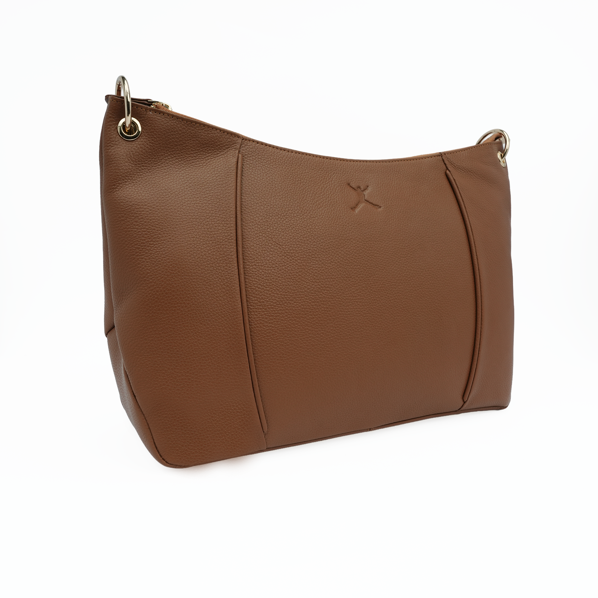 Italian Leather Slouch Hobo Bag