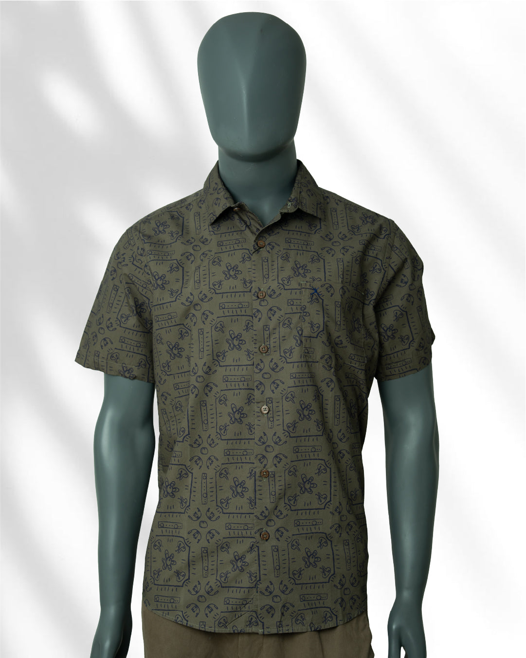 Slim Fit  Printed Shirt - S/S