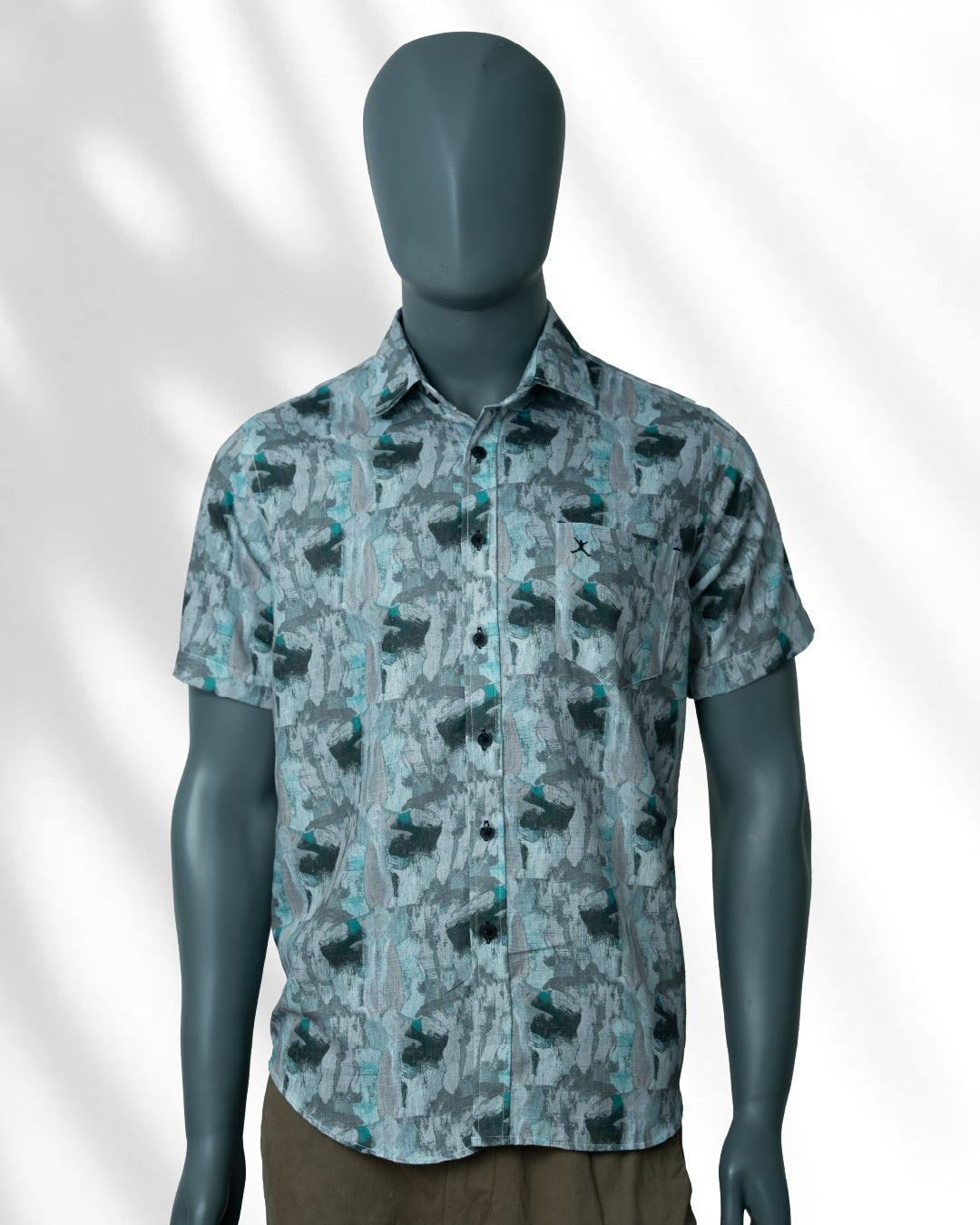 Slim Fit Printed Shirt - S/S