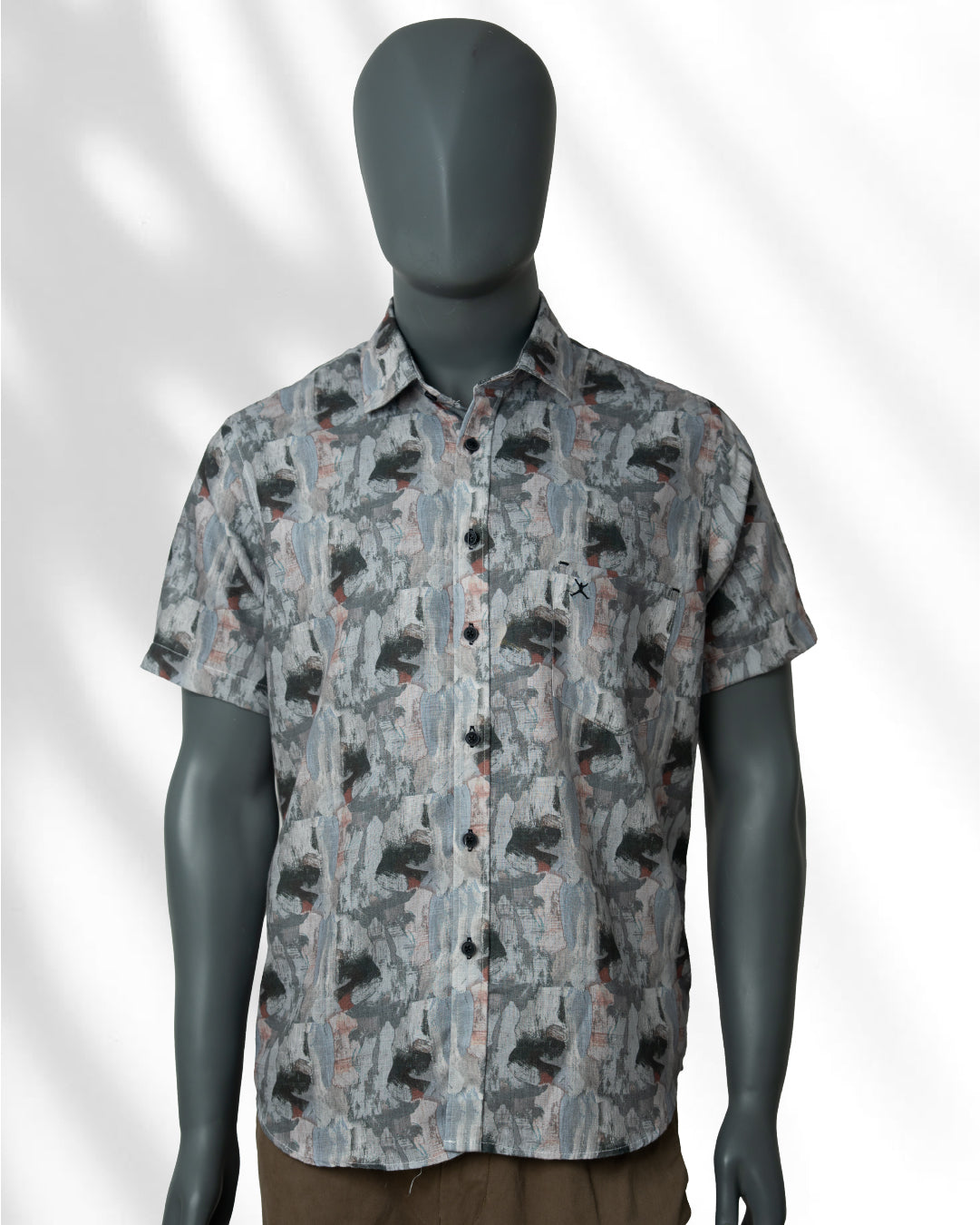Slim Fit Printed Shirt - S/S