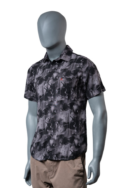 Slim Fit Printed S/S Shirt