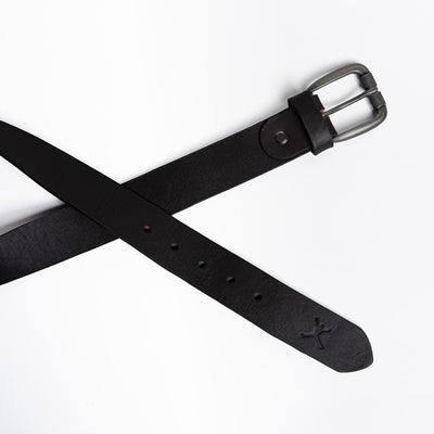 Gents Casual Leather Belt - Coffee Brown