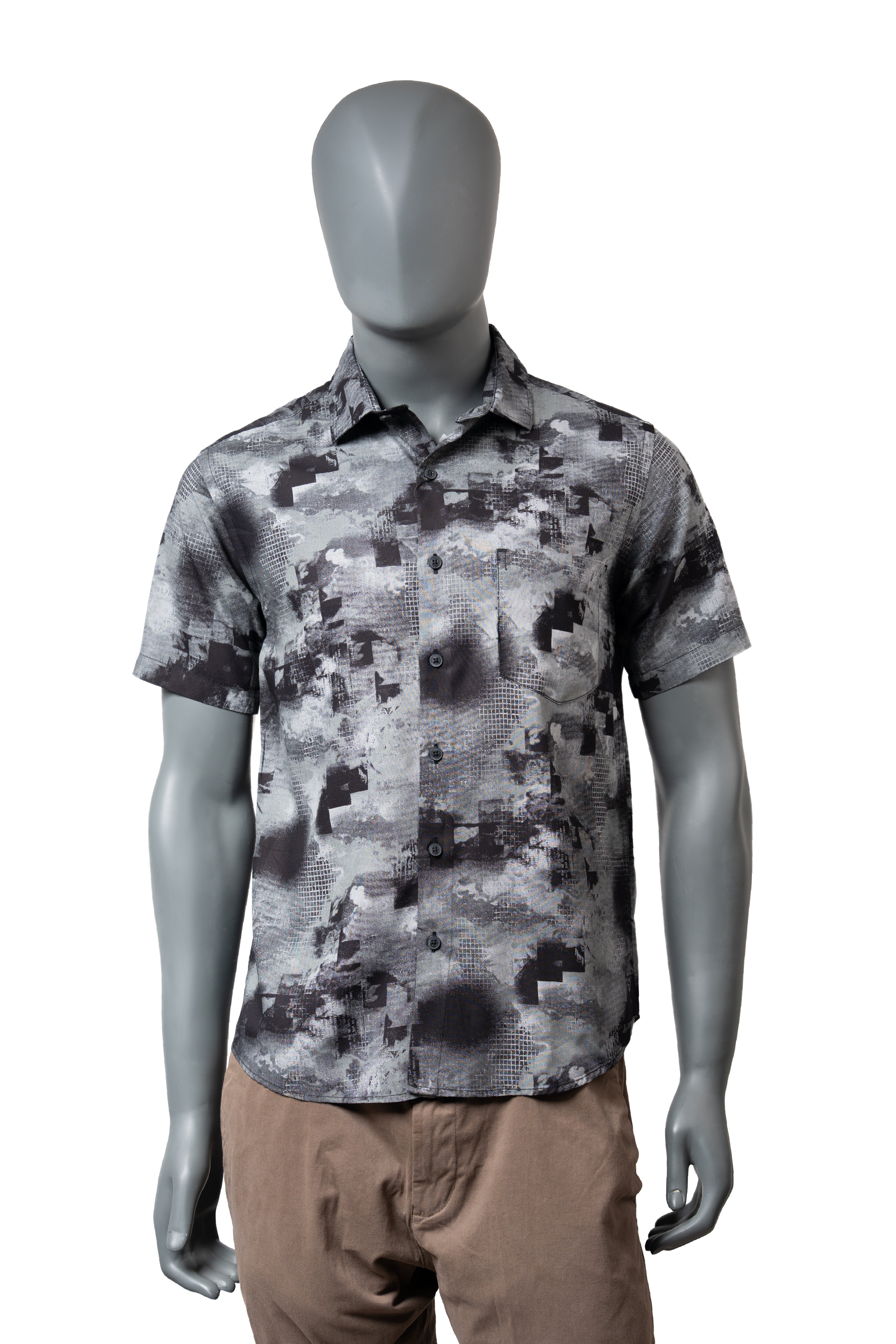Slim Fit Printed S/S Shirt