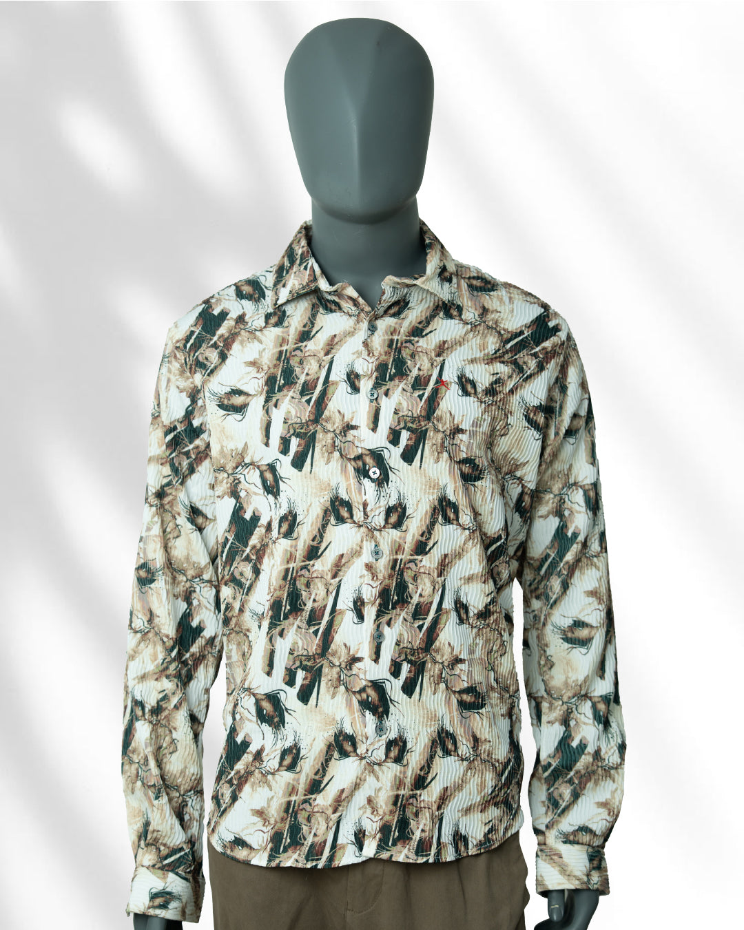 Slim Fit  Printed Shirt - L/S