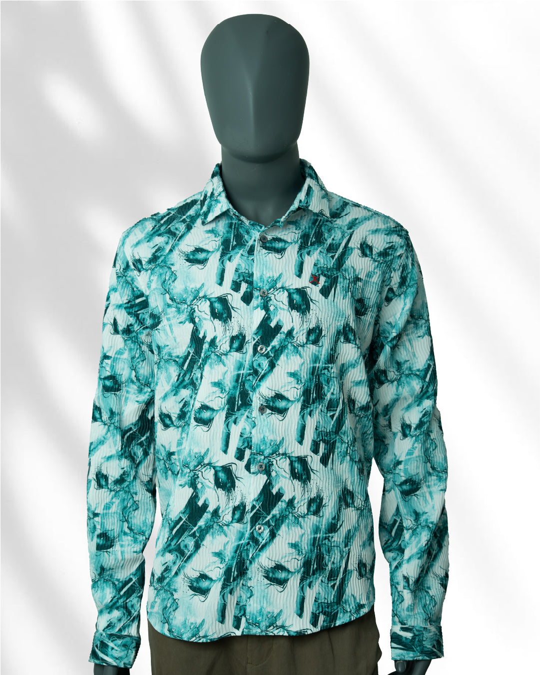 Slim Fit  Printed Shirt - L/S