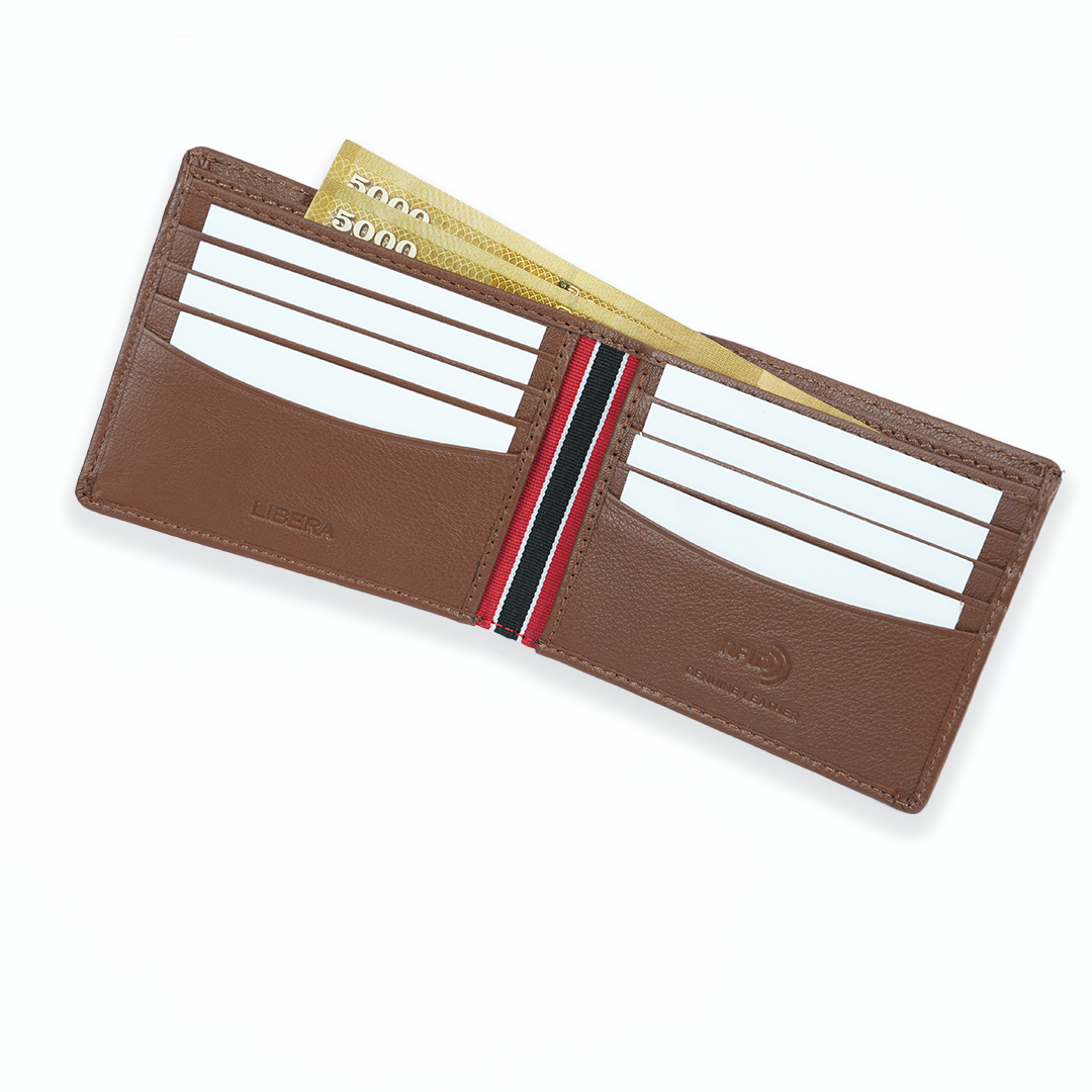 Genuine Leather RFID Stripe Edition Wallet