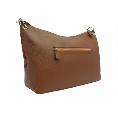 Italian Leather Slouch Hobo Bag