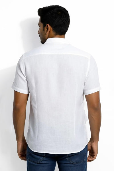 Slim Fit Premium Linen S/S Shirt