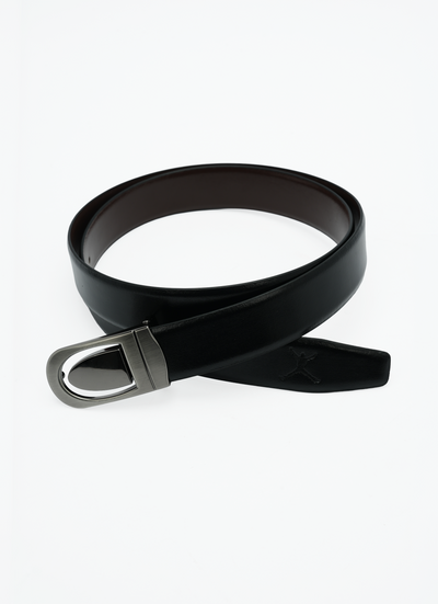 Ladies Formal Pin Lock Belt - Black | Coffee Brown