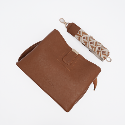 Italian Leather Structured Handbag