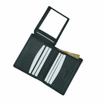 Genuine Leather RFID Hip Wallet - Green