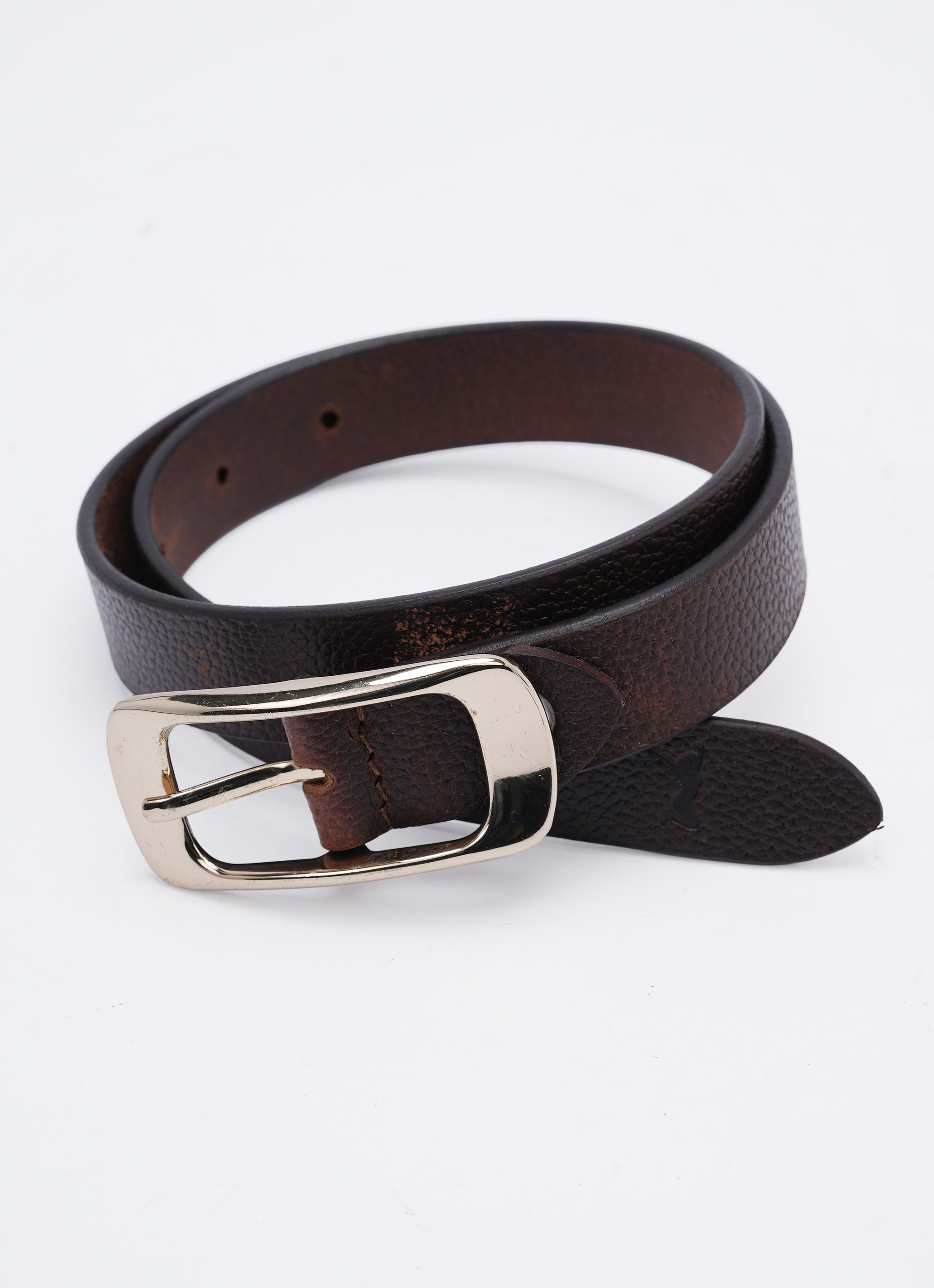 Ladies Casual Belt - Coffee Brown