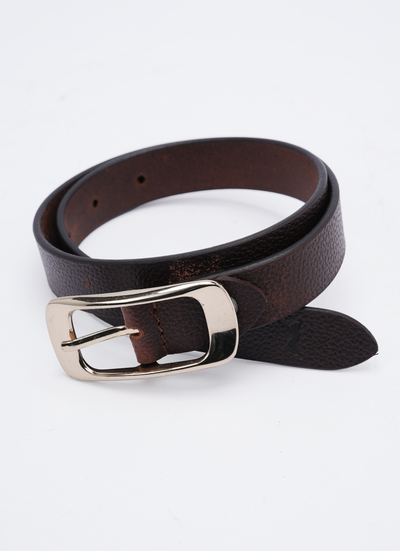 Ladies Casual Belt - Coffee Brown