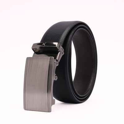 Genuine Leather Auto Lock Belt - Black | Dark Brown