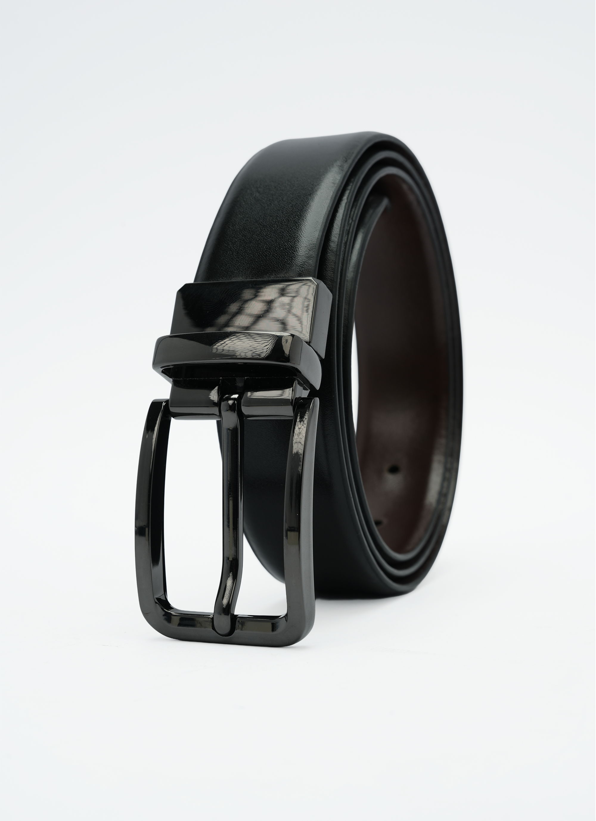 Ladies Formal Standard Lock Belt - Black | Coffee Brown