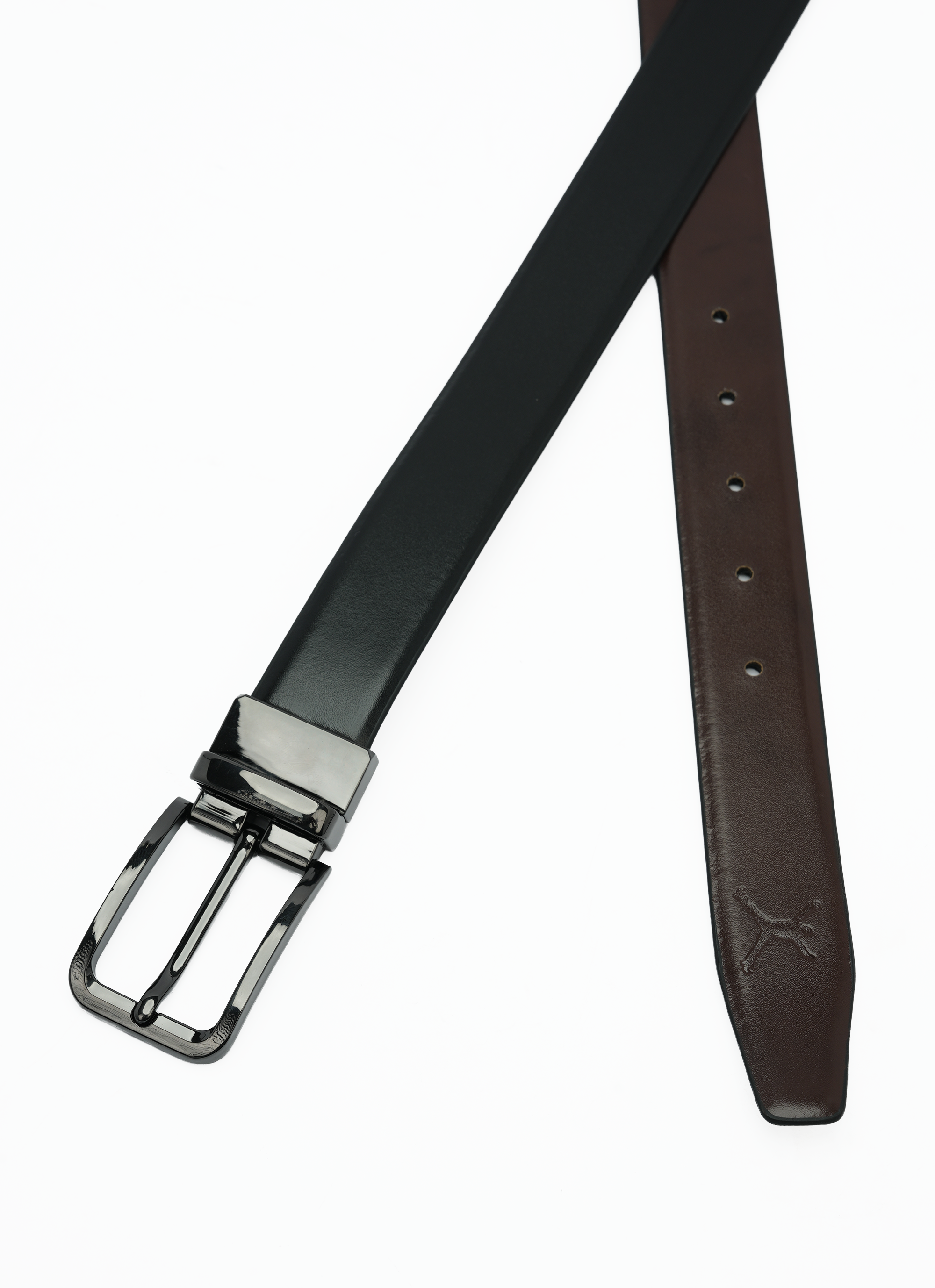 Ladies Formal Standard Lock Belt - Black | Coffee Brown