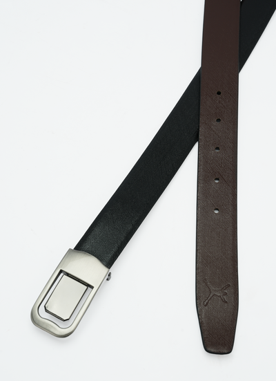 Ladies Formal Pin Lock Belt - Black | Coffee Brown