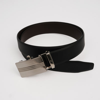 Genuine Leather Auto Lock Belt - Black | Brown