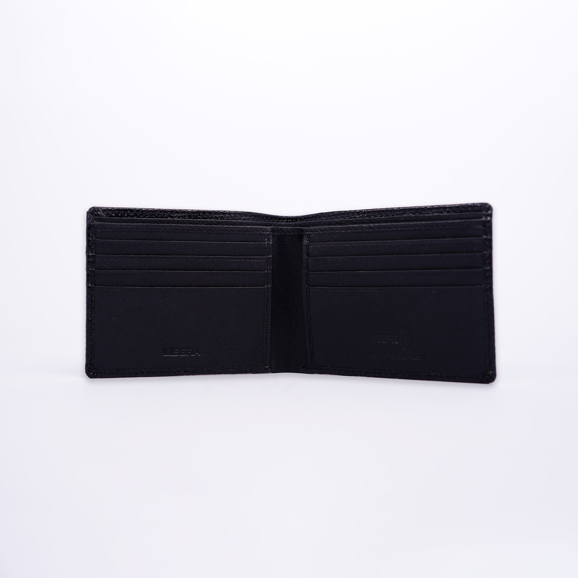 Genuine Leather RFID Wallet - Black