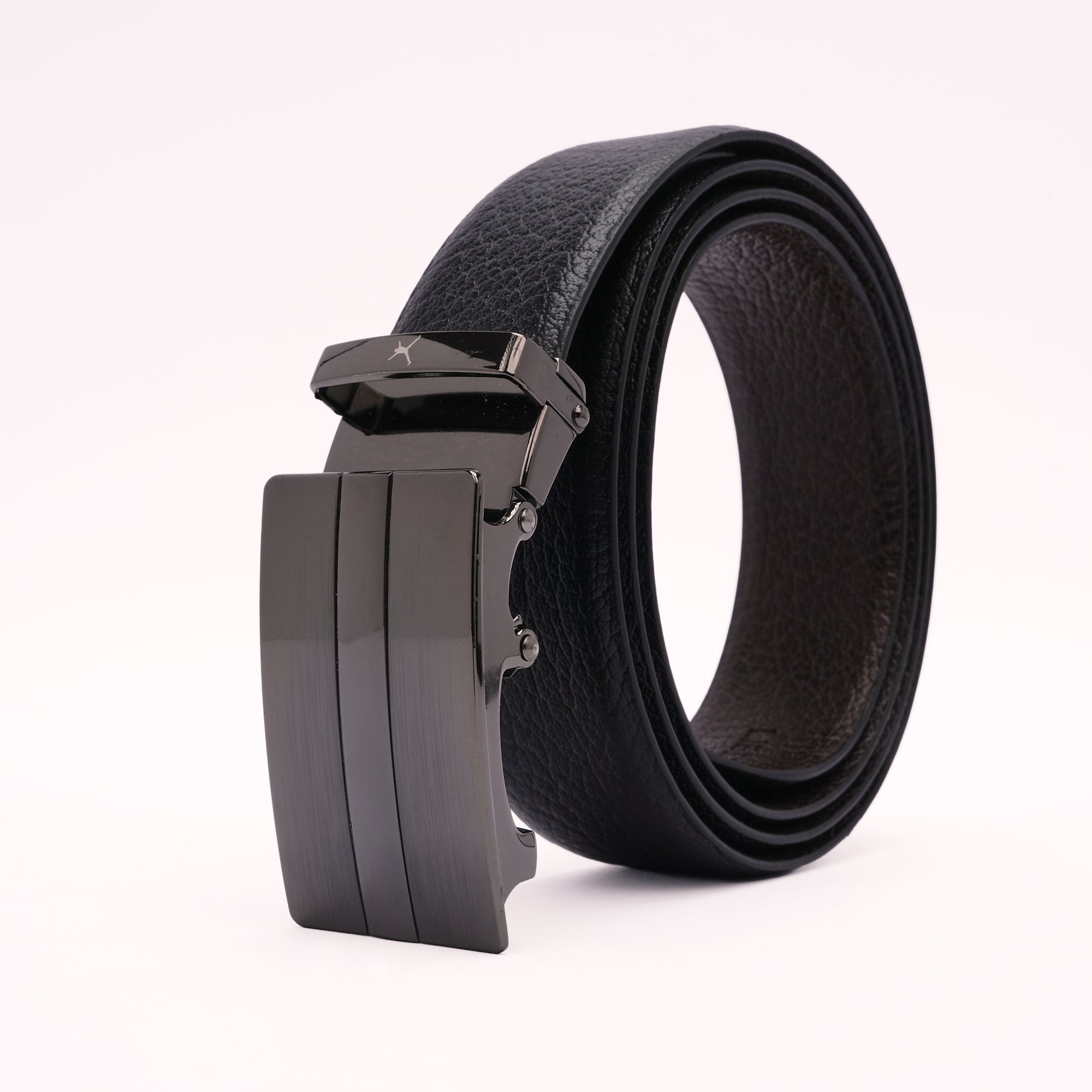 Genuine Leather Auto Lock Belt - Black | Brown
