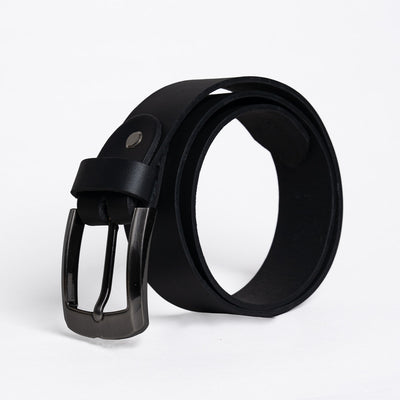 Gents Casual Leather Belt - Black