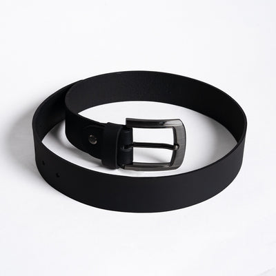 Gents Casual Leather Belt - Black