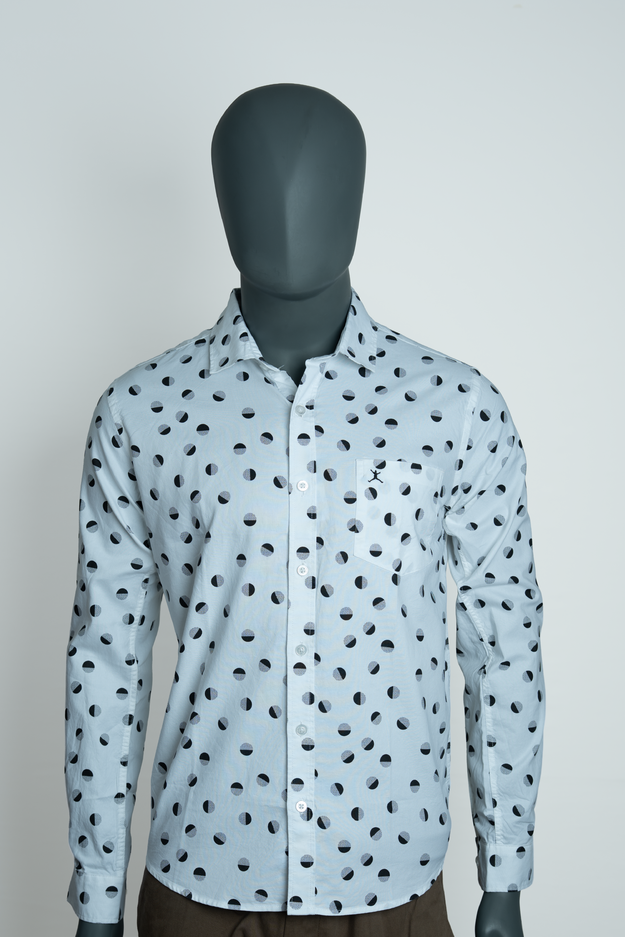 Slim Fit  Printed - S/S